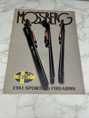 1981 MOSSBERG SPORTING FIREARMS CATALOG,  MODEL 500 SHOTGUN